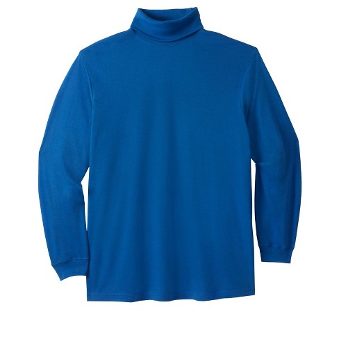 George Men's Long Sleeve Turtle Neck, Up to Size 5XL