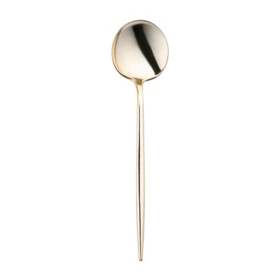 Smarty Had A Party Gold Moderno Plastic Dinner Spoons - 300 pcs