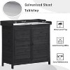 YOOCOZZ  39" Outdoor Potting Bench with Shelves - 2 of 4