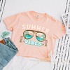 Simply Sage Market Women's Summer Vibes Beach Short Sleeve Relaxed Fit Cropped Tee - 2 of 4