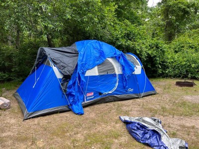 Coleman Montana 8-Person Camping Tent, Family Tent w/ Rainfly & E