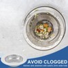 Unique Bargains Stainless Steel Anti-Clogging Sink Drain Strainer and Stopper Set - 3 of 3