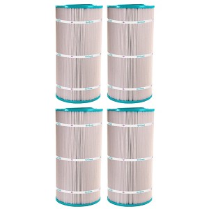 Hurricane 4 Pack HF9699-01 Advanced Pool and Spa Filter Cartridge Replacement for Unicel C-9699, PJ100, Filbur FC-1490, PJB-100, White - 1 of 4