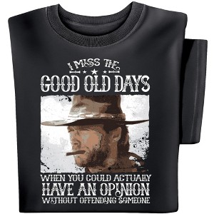 Collections Etc Clint Eastwood Good Old Days Short Sleeve Graphic T-Shirt - 1 of 4