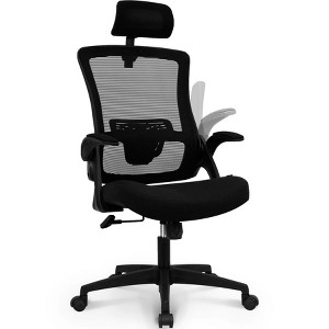 Swivel Office Chair - NEO Chair™: Headrest,Lumbar Support,Adjustable Height - 1 of 4