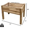 Jumbl Raised Garden Bed, 34 x 18 x 30 in, Canadian Cedar Wood Herb Garden Planter with Legs - 2 of 4