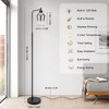 Floor Lamp for Living Room, Industrial Floor Lamp with 1H Timer, Stepless Adjustable 3000K-6000K Colors & Brightness Standing Lamp - 3 of 4