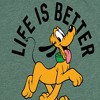 Women's - Disney - Pluto Life Is Better With Dogs Short Sleeve Graphic T-Shirt - 2 of 4