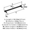 Amerock Farewind Appliance Pull for Large Panels and Oversized Cabinets - 3 of 4