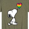 Boys' - Peanuts - Snoopy Rainbow Heart Short Sleeve Graphic T-Shirt - 2 of 4