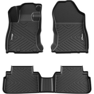All-Weather Floor Mats for 2019-2025 Forester - Heavy Duty TPE Anti-Skid Liners, Custom Fit - 1 of 4