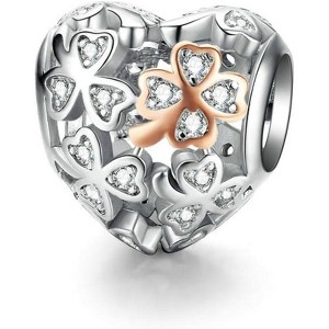 Sterling Silver Dangle Charm Beads for Women - DIY Pendants for Bracelets & Necklaces, Jewelry Gifts - 1 of 4