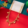 HTUTWOO Christmas Necklaces, Christmas Tree, Xmas Jingle Bell, Santa Claus Pendant Necklace, Xmas Jewelry Gift for Women - 3 of 4
