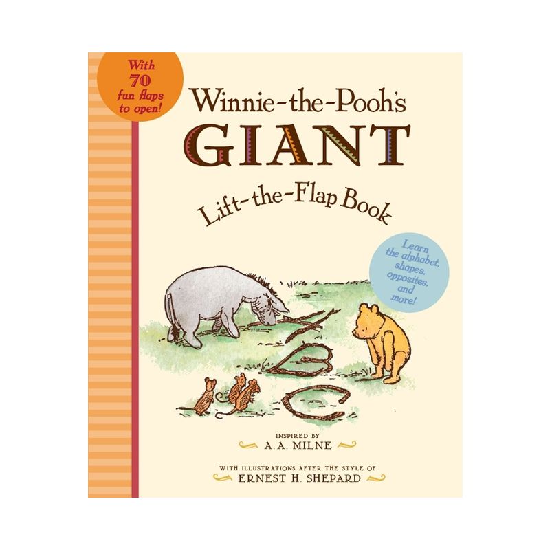 Winnie the Pooh's Giant Lift The-Flap - (Winnie-The-Pooh) by  A A Milne (Board Book), 1 of 2