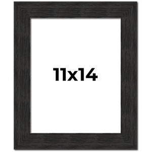 PosterPalooza | Photo Size Contemporary Black Frame - UV Acrylic, Foam Board Backing, Hanging Hardware - 1 of 4