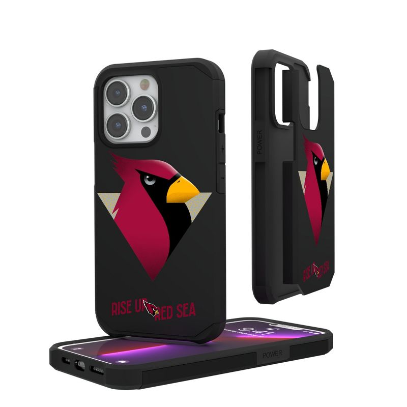 Keyscaper Arizona Cardinals 2024 Illustrated Limited Edition Rugged Phone Case, 1 of 2