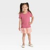 Toddler Girls' Short Sleeve Pointelle T-Shirt - Cat & Jack™ - 3 of 3