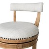 Maven Lane Alexander Swivel Counter Stool With Fabric Upholstery 27" - 4 of 4