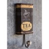 Slickblue Wall-Mounted Tea Canister Hook, Metal Iron, Decorative Organizer, Rustic Style, 5.25"x11.5" - 2 of 3