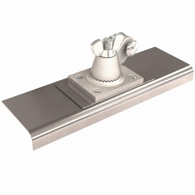 Bon Tool 12-284 Walk Edger - Stainless Steel All Angle 10-inch X 3-inch - 3/8-inch Radius 3/4-inch Lip