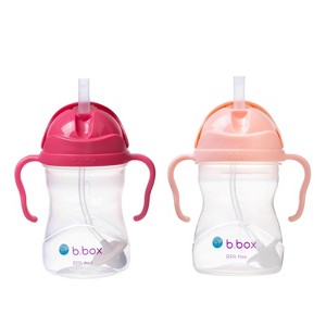 b.box Sippy Cup with Weighted Straw (2-pack) - 1 of 4