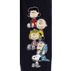 Peanuts Womens' Charlie Brown Snoopy Lucy Sally Linus Sleep Pajama Pants Black - image 3 of 3