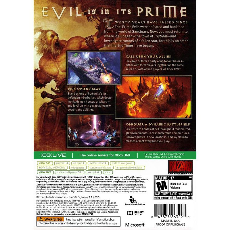 Diablo III - Xbox 360, 2 of 6