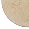 vidaXL Table Top Cream Ø19.7"x1" Marble - 4 of 4