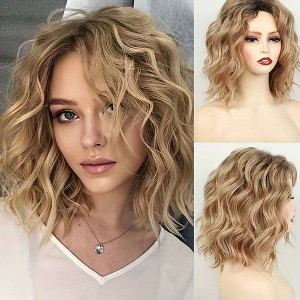 Jessie's Wig 14inch Short Bob Wig Synthetic Wigs Brown 1 Pc/Pack - 1 of 4
