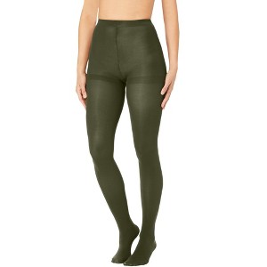 Comfort Choice Women's Plus Size Opaque Tights - 1 of 1
