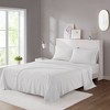 Stylish Printed Smooth Microfiber Sheet Set, Wrinkle Free Cozy Home Textile Bedding Set for Modern Decor Style - 4 of 4