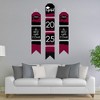 Big Dot of Happiness Maroon Grad - Best is Yet to Come - Hanging Vertical Paper Door Banners - 2025 Burgundy Party Wall Decor Kit - Indoor Door Decor - 2 of 4