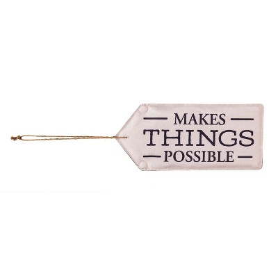 Evergreen Makes Things Possible Door Tag