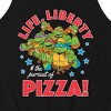 Men's - Teenage Mutant Ninja Turtles - Life Liberty Pursuit Of Pizza Graphic Tank Top - 2 of 3