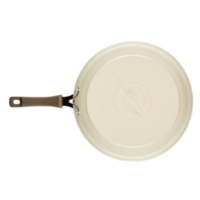 Rachel Ray Cook and Create 12.5&#34; Aluminum Non-Stick Skillet Almond