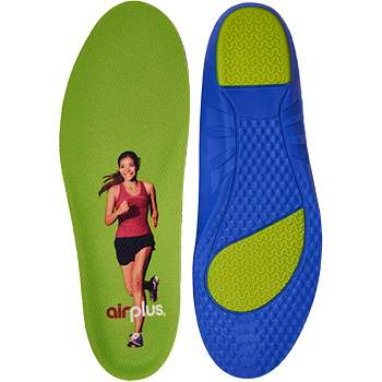 Airplus Women's Size 5-11 Ultra Sport Memory Comfort Full Length Shoe Insoles