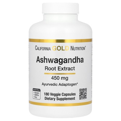 Ashwagandha Root Extract, (Withania somnifera), 450 mg, 180 Veggie Capsules