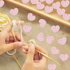 Unique Bargains Heart Shaped Crochet Applique Patches Pink 10pcs - 3 of 4