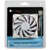 SilverStone Technology   92x92x25mm / Adjustable speed fan / Mixed white blade design with white frame / 3pin fan with speed controller - 2 of 4