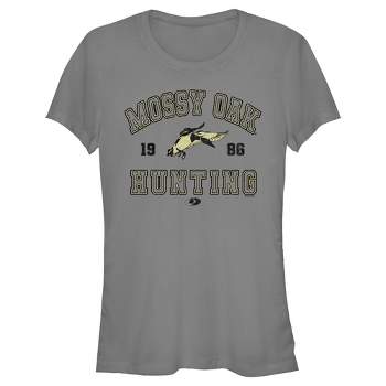 Junior's Mossy Oak Humble Roots Hard Work and A Ton of Heart Graphic Tee Charcoal 2x Large, Girl's, Size: 2XL, Gray
