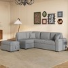 NicBex Modern Pull Out Sofa Bed Convertible Sleeper Sofa with Storage Ottoman and USB Port for Living Room - 3 of 4