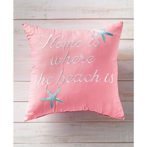 The Lakeside Collection Driftwood Quilted Bedding Ensemble - Accent Pillow - 1 of 3