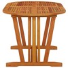 vidaXL Patio Table 63 in.x33.5 in.x29.5 in. Solid Wood Eucalyptus - 3 of 4