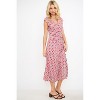 WEST K Women's Cameron Side Tie Midi Dress - 2 of 4