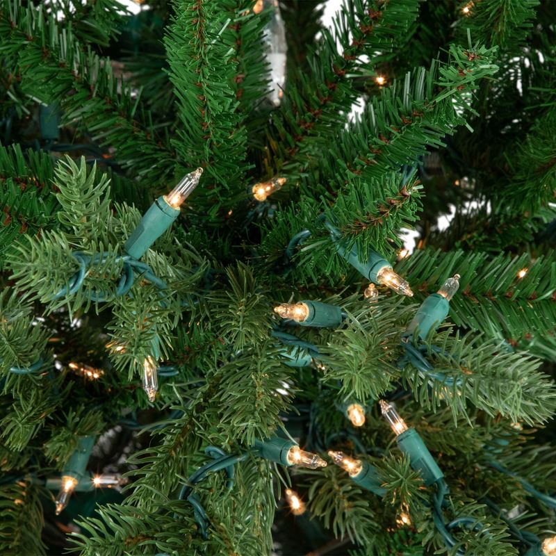 Northlight Real Touch™️ Pre-Lit Full Oregon Noble Fir Artificial Christmas Tree - 7.5' - Warm White LED Lights, 5 of 13