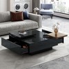 NicBex Modern 31.5" Square Coffee Table with Movable Top and 4 Drawers for Living Room and Office - image 3 of 4