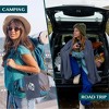 PAVILIA Soft Compact Travel Blanket and Pillow, Foldable Airplane Lightweight Portable Set, Flight Camping Plane Car Gift - 4 of 4