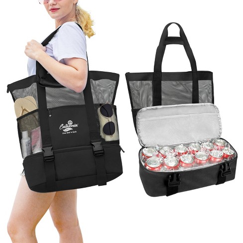 Handbag with cooler compartment on sale