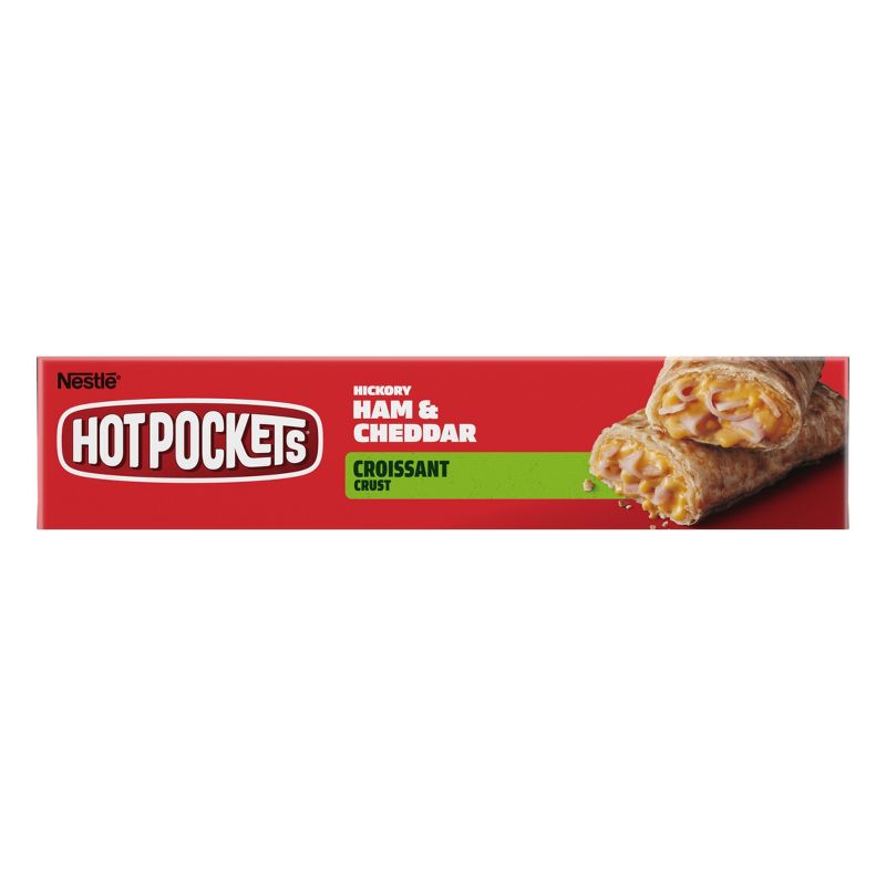 Hot Pockets Crispy Buttery Crust Frozen Hickory Ham and Cheddar , 6 of 12