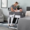 Delta Children Simmons Kids' By The Bed City Sleeper Bassinet for Twins - Gray - 3 of 4